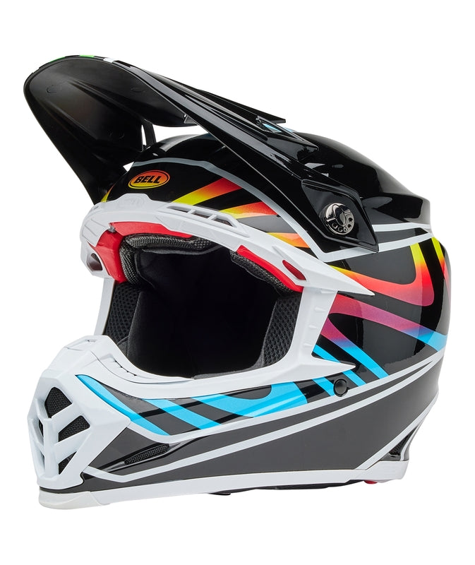 BELL Moto-9S Flex Helmet - Drift Gloss Black Multi