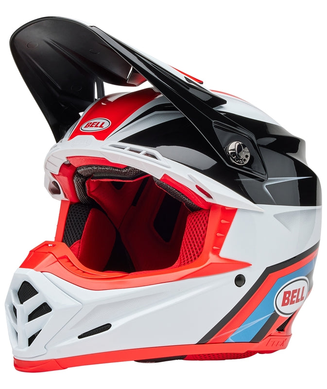 BELL Moto-9S Flex Helmet - Merchant Gloss Red/Black