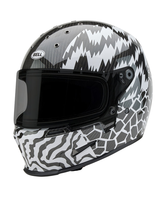 BELL Eliminator Carbon Helmet - Deathspray Gloss Black/White/Black