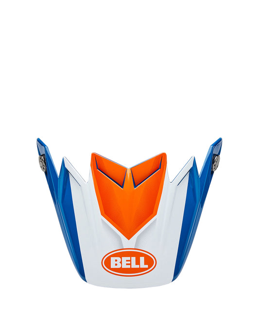 BELL Moto-9S Flex Peak - Merchant Orange/Blue