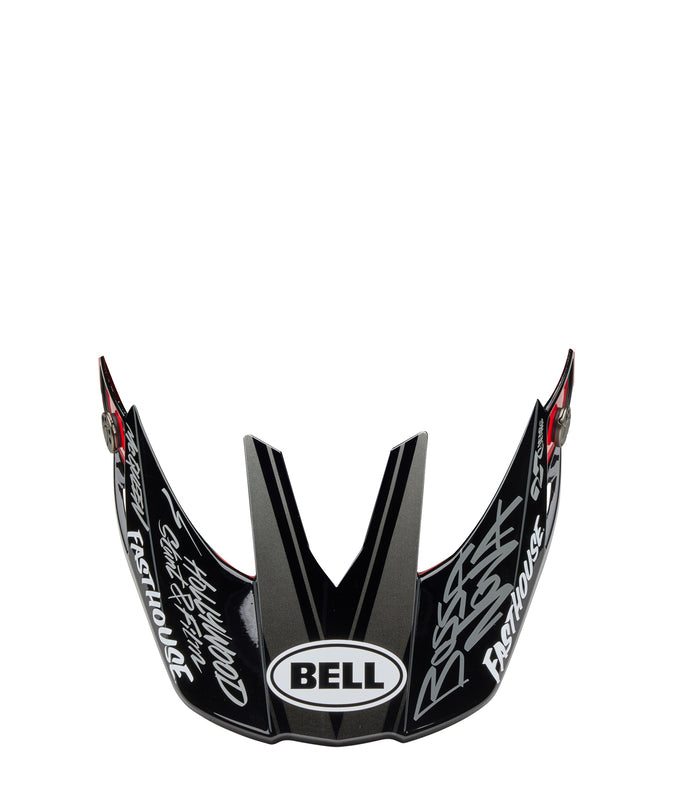 BELL Moto-10 Peak - Fasthouse DITD 25 Gloss Gray/Red
