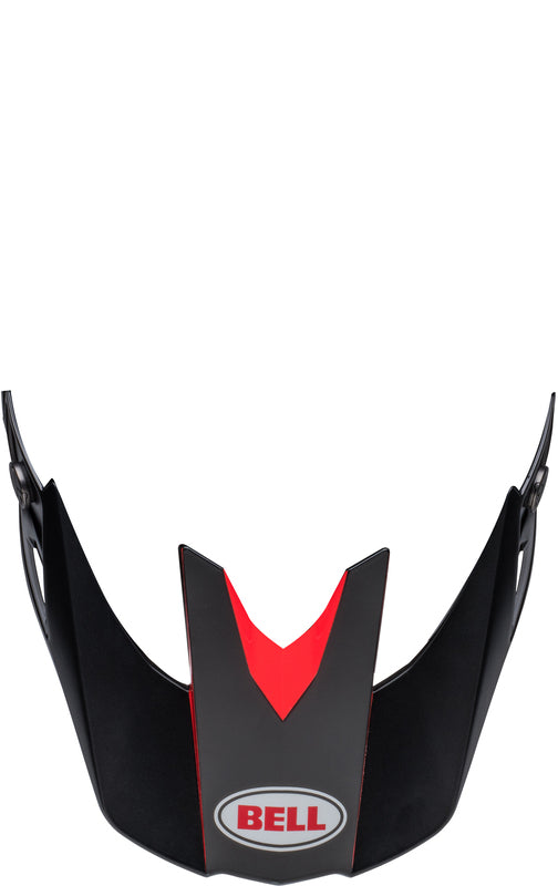 BELL Moto-10 Peak - Satin/Gloss Black/Red