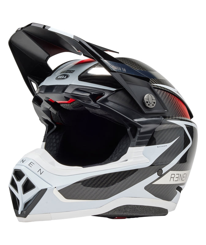 BELL Moto-10 Spherical Mips Helmet - Fasthouse Renen Raycon Matte Gloss Black/White