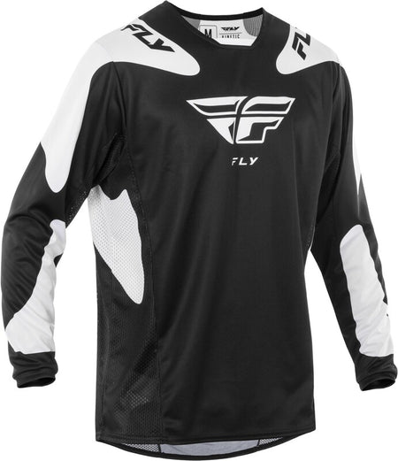FLY RACING Kinetic SYM Jersey - Black/White
