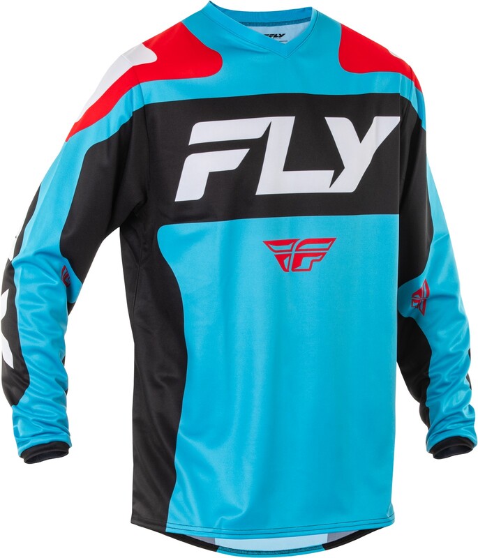 FLY RACING F-16 Jersey - Light Blue/Red/Black