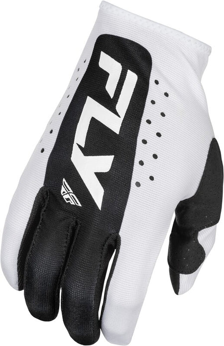 FLY RACING Lite Gloves - White/Black