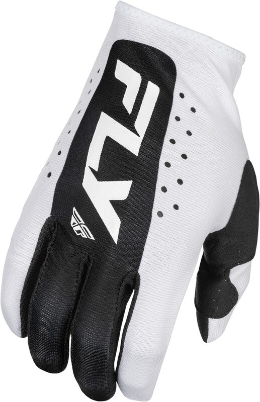 FLY RACING Lite Gloves - White/Black