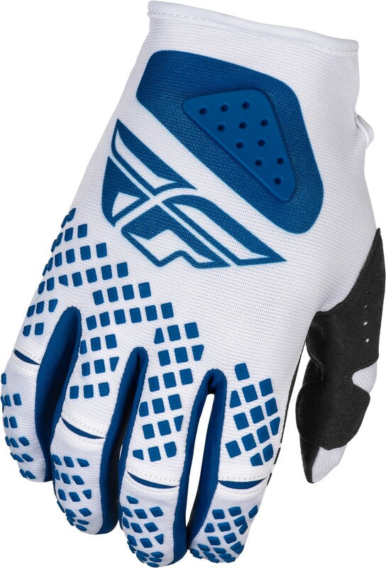 FLY RACING Kinetic Center Gloves - White/Navy