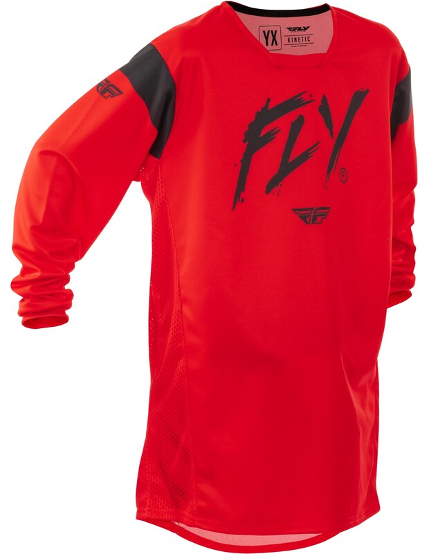 FLY RACING Kinetic Stoke Youth Jersey - Red/Black