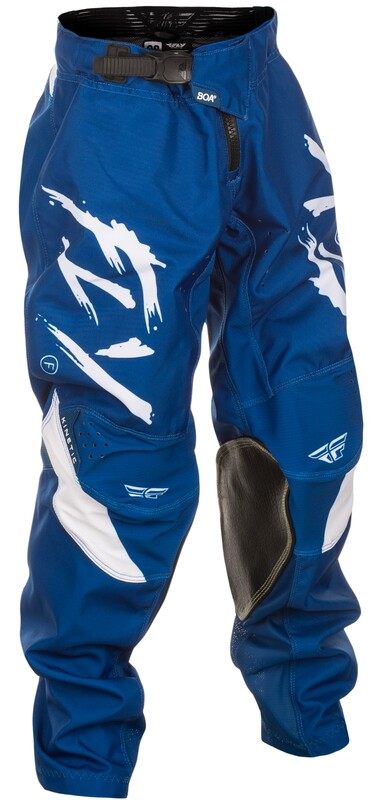 FLY RACING Kinetic Stoke Youth Pants - Navy/White