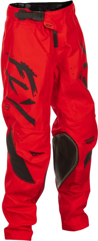 FLY RACING Kinetic Stoke Youth Pants - Red/Black