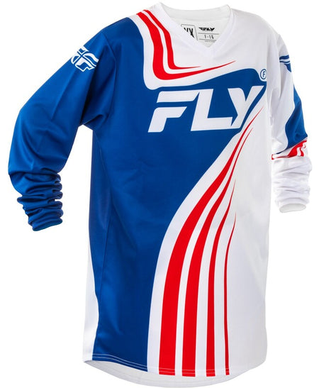 FLY RACING F-16 Youth Jersey - Red/White/Blue