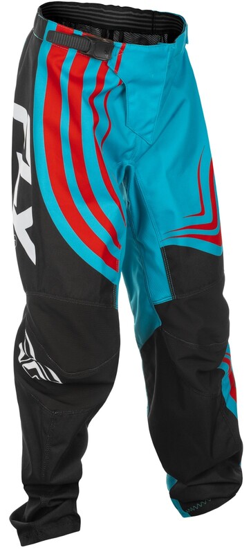 FLY RACING F-16 Youth Pants - Cyan/Black/Red