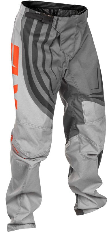 FLY RACING F-16 Youth Pants - Grey/Orange
