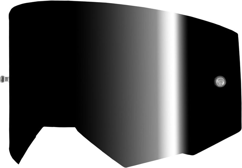 FLY RACING Goggle Single Lens with Post - Black Mirror/Smoke
