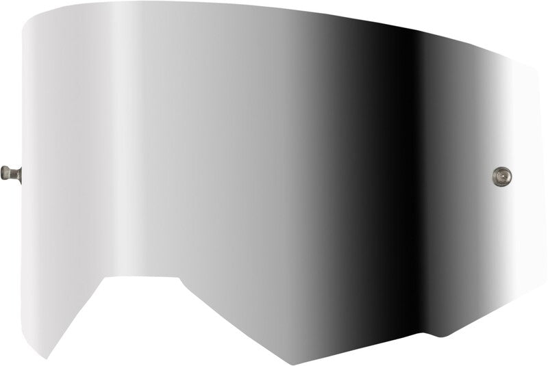 FLY RACING Goggle Single Lens with Post - Silver Mirror/Smoke