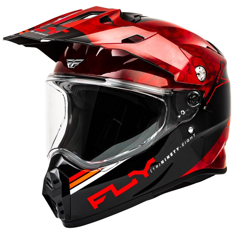 FLY RACING Trekker Kryptek Conceal Helmet - Red/Black