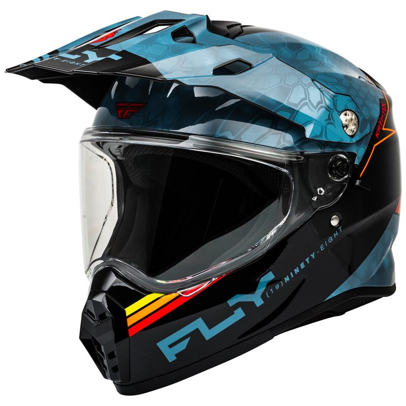 FLY RACING Trekker Kryptek Conceal Helmet - Slate/Black/Red