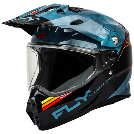 FLY RACING Trekker Kryptek Conceal Helmet - Slate/Black/Red