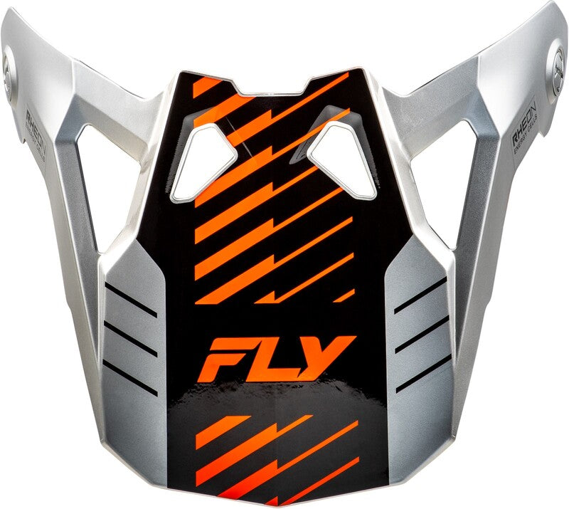 FLY RACING Formula CP Slice Peak - Grey/Orange/Black