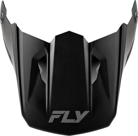 FLY RACING Kinetic Solid Peak - Matte Black