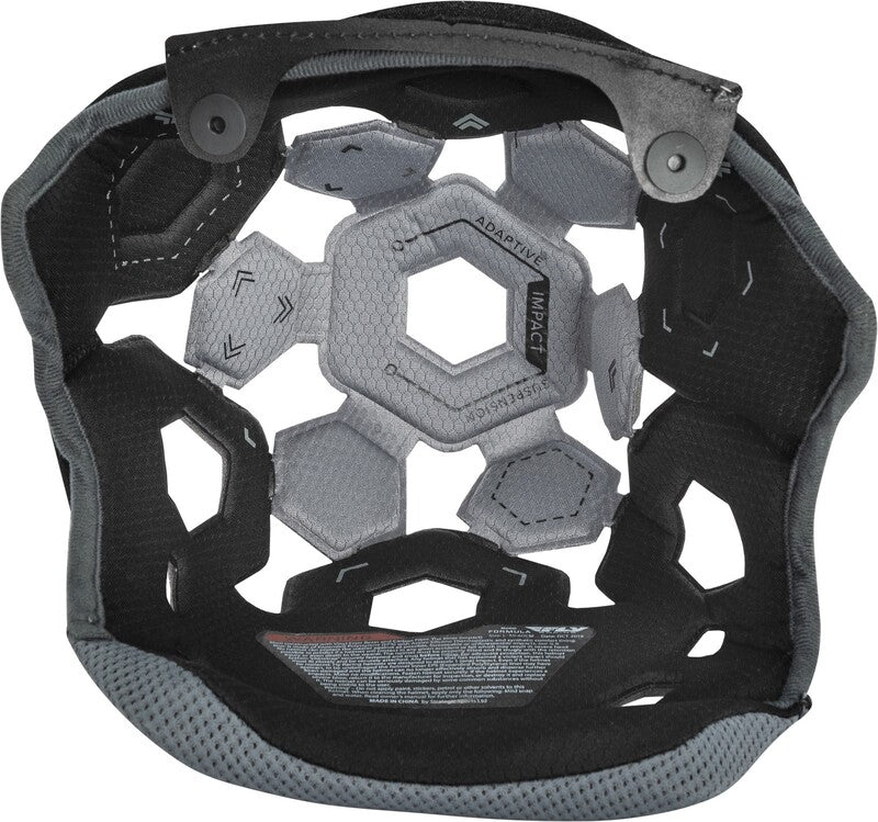FLY RACING Formula Youth Helmet Liner (YL-10mm) - Black/Cool Grey