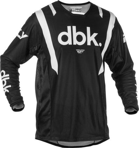 FLY RACING Kinetic Mesh DBK Jersey - Black/White