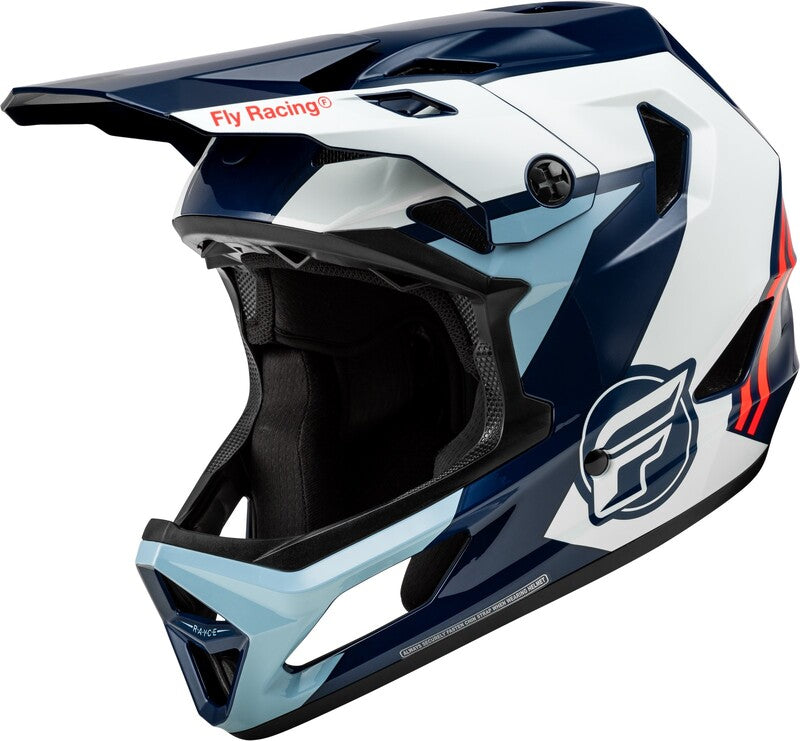 FLY RACING Rayce Bicycle Helmet - Red/White/Blue