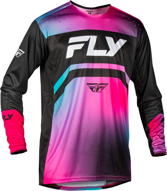 FLY RACING Rayce Bicycle Youth Jersey - Fuschia/Black/Teal
