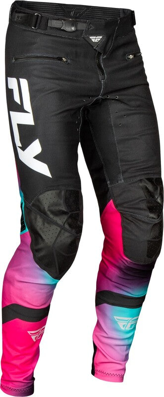 FLY RACING Rayce Bicycle Youth Pants - Fuschia/Black/Teal