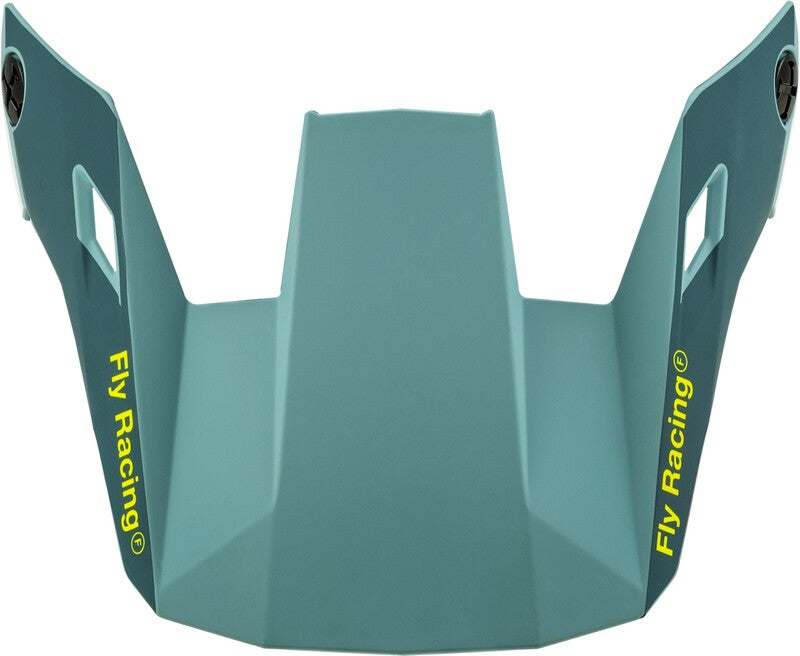 FLY RACING Rayce Bicycle Peak - Matte Blue Stone/Hi-Vis