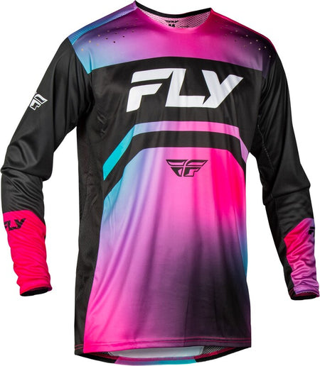 FLY RACING Rayce Bicycle Jersey - Fuschia/Black/Teal