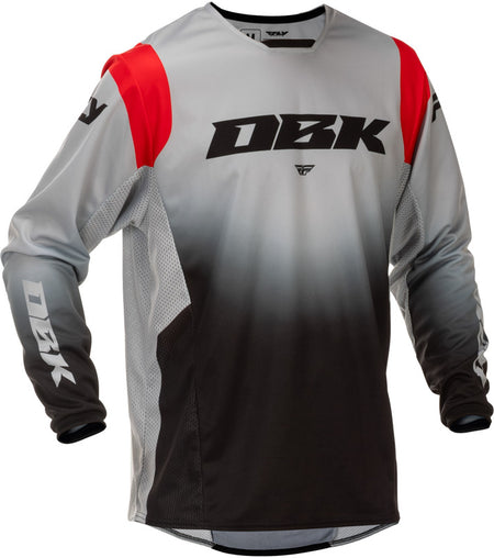 FLY RACING Kinetic DBK Special Edition Jersey - Grey/Black/Red