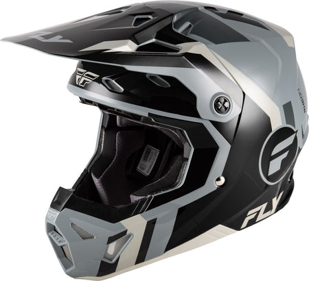 FLY RACING Formula CP Seal Helmet - Black/Grey