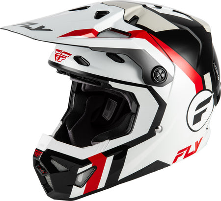 FLY RACING Formula CP Seal Helmet - White/Black/Red