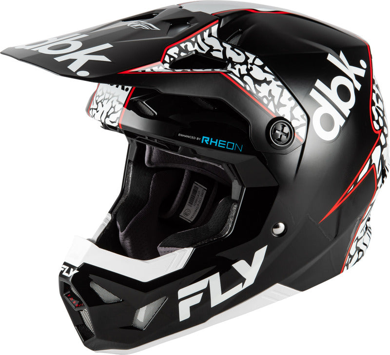 FLY RACING Formula CP Special Edition DBK Helmet - Black/White/Red