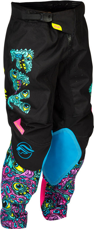 FLY RACING Kinetic Mutant Youth Pants - Black/multi