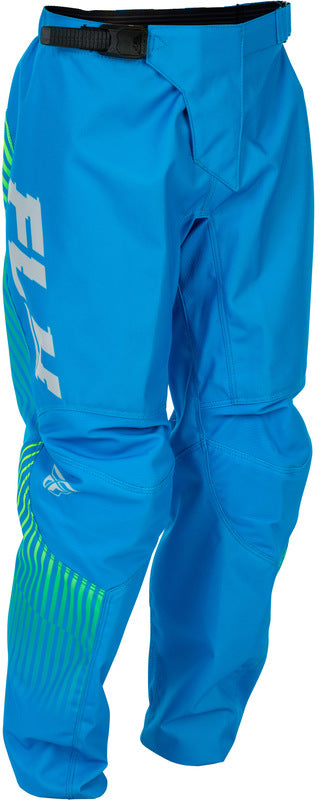 FLY RACING F-16 Youth Pants - Blue/Hi-Vis