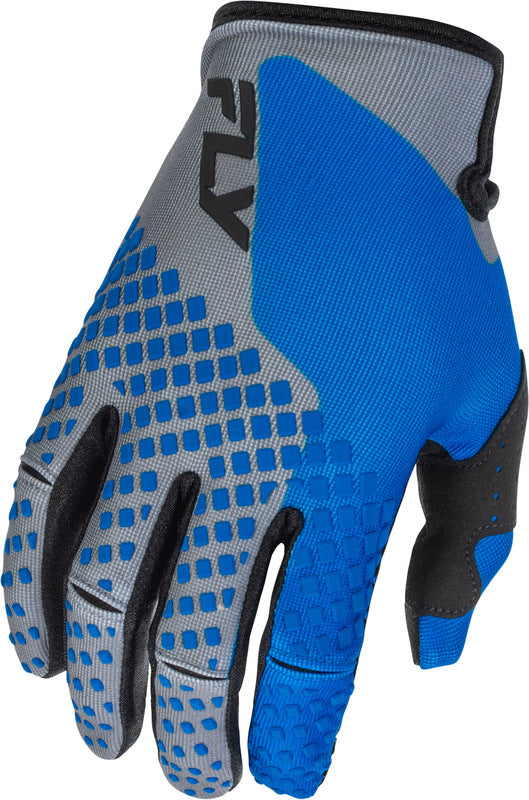 FLY RACING Kinetic Youth Gloves - blue/grey/black