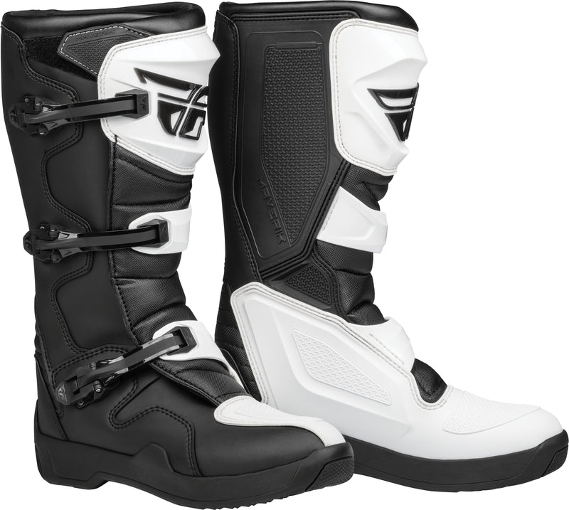 FLY RACING Maverik LT Boots - White/Black