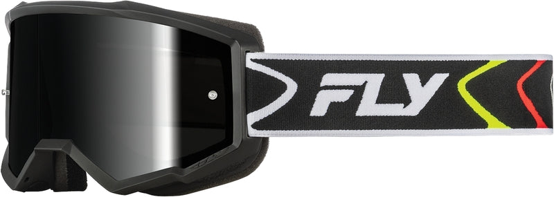 FLY RACING Zone Goggle Black - Black Lens
