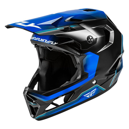 FLY RACING Rayce Repeat Youth Bicycle Helmet - Black/Dark Blue