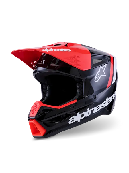 Helm SM3 RADIUM Zwart/Rood/Wit