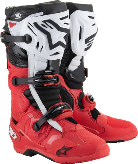 Laars TECH 10 ENDURO Helder Rood/Zwart/Wit