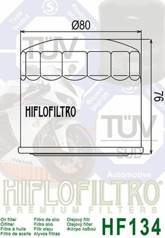 HIFLOFILTRO Oil Filter - HF134 Suzuki