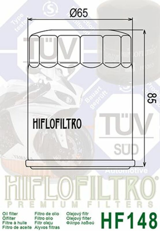 HIFLOFILTRO Oil Filter - HF148