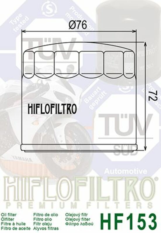 HIFLOFILTRO Oil Filter - HF153