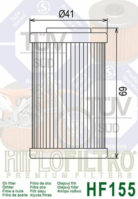 HIFLOFILTRO Oil Filter - HF155