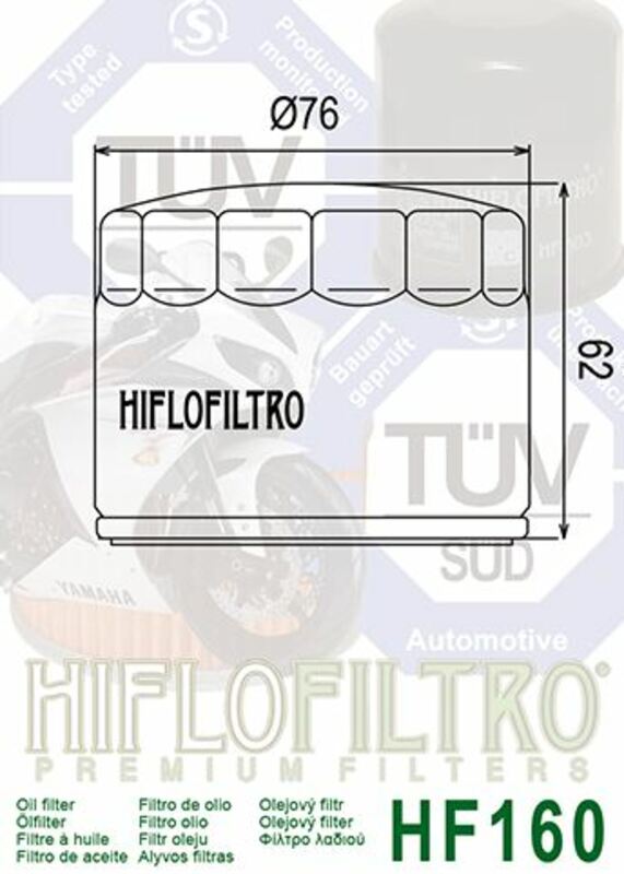 HIFLOFILTRO Oil Filter - HF160