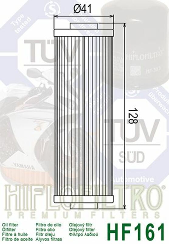 HIFLOFILTRO Oil Filter - HF161 BMW